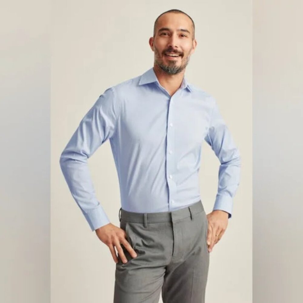 Bonobos Jetsetter Stretch Dress Shirt Tailored 14.5x32 NWOT